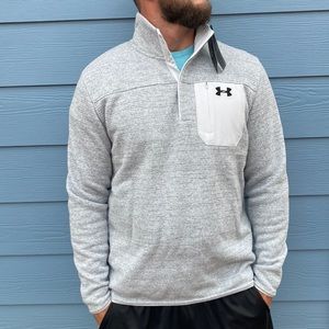 UNDER ARMOUR | NWT Mens LG Gray Pullover